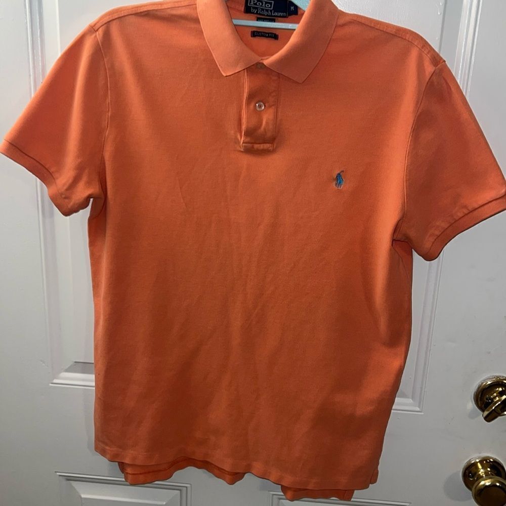 Polo Ralph Lauren shirt orange blue